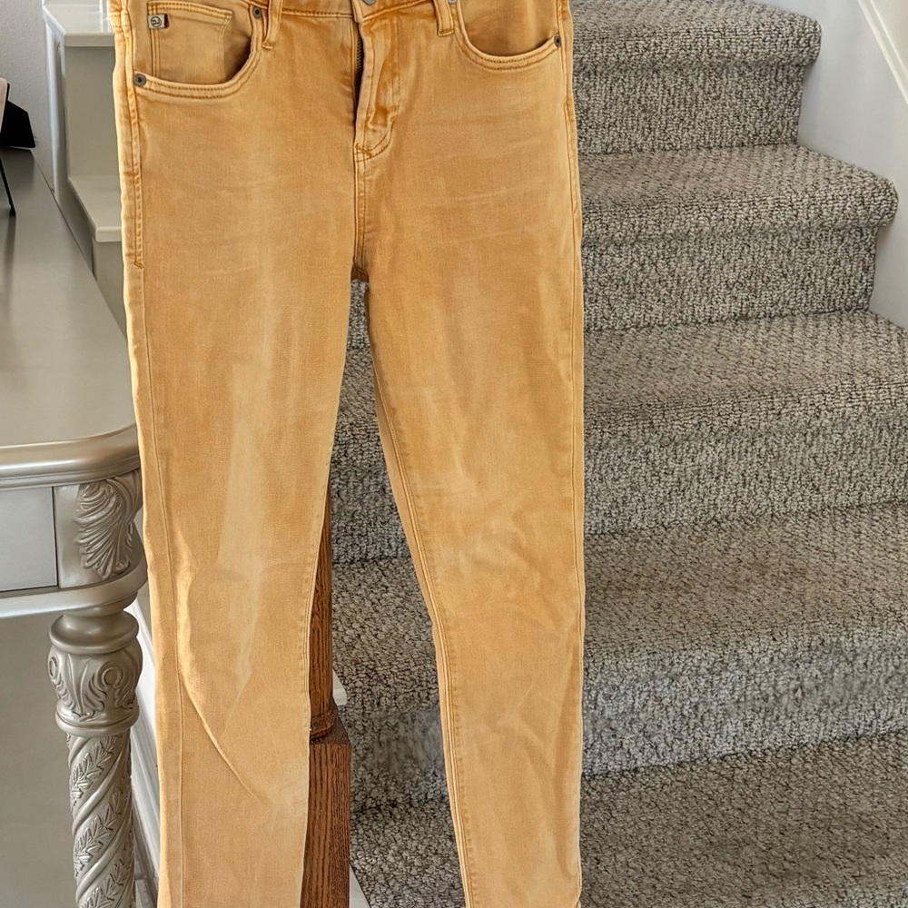 Mustard Yellow Skinny Pants